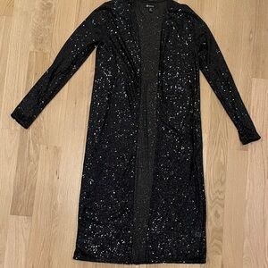 Versona Black Sequin Cardigan